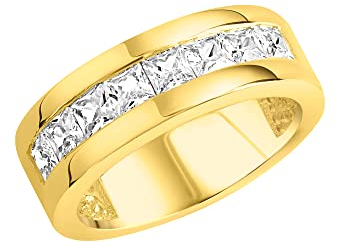 Zeeme Silber Damen Ring 925/- Sterling Silber Zirkonia gelb 360272492V
