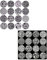32PCS Nail Art Tips Beauty Nails Foil Sticker DIY Black White Lace Transfer Paper Nail Foil Set Nail Art Sticker