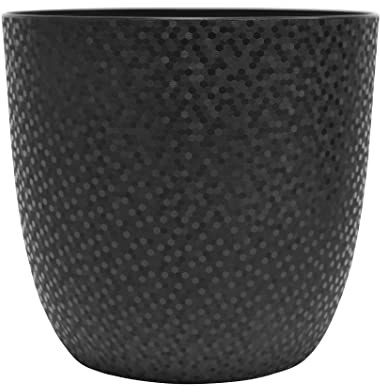 EDA - Cache-Pot Opale Ø 18,5 cm - Noir