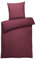 Carpe Sonno Luxus Damast Bettwäsche 135x200 2er Set - Baumwolle Bett Bezug + Kissenbezug 80x80 cm - Hotelbettwäsche Mit Ranken-Muster in Rot
