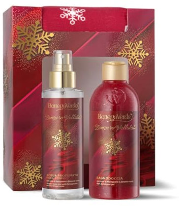 Bottega Verde - Cofanetto Zenzero Vellutato - Bagnodoccia, Acqua Corpo e Copricuscino