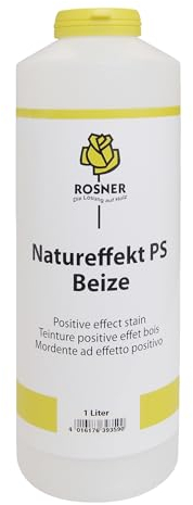 Rosner Natureffekt PS Beize 1L,Farbton 91360 Weiss,Positiv-Effekt