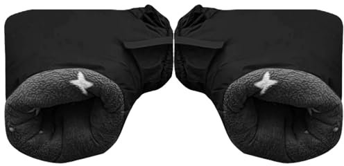 Anulely Manchons De Guidon Vélo Coupe Vent, Gants De Guidon De Moto, Cyclisme De Gants d'hiver Coupe Vent, Mitaines De Guidon pour Vélo De Route, VTT, Scooters, Vélos Pliants
