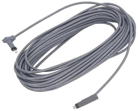 Sostituzione Cavo Satellitare Rettangolare 30 Piedi, Grigio, Connessione Stabile, Buona compatibilità, per V2