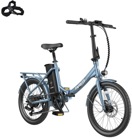 Fafrees F20 Lasting [ Offiziell ] E Bike Klapprad 20Zoll 36V 18,2Ah bis 120KM, Elektrofahrrad Herren 250W, Ebike Damen 25KM/H, E Mountainbike Erwachsene 120KG, Citybike Elektrisches Fahrrad Pendeln