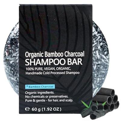 Generisch Rosmarin Haar Rattan-Holz, Extrakt, Seifen-Shampoo-Schaum, reichhaltige Pflege, erfrischender Glanz, Shampoo verkohltem Rattan-Holz Darm Mit Charme (Black, One Size)