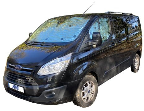 Maypole Ltd Internal Thermal Blind 3-Peice Set for Ford Transit Custom Summer Sunshade Heat Reflection Winter Insulation