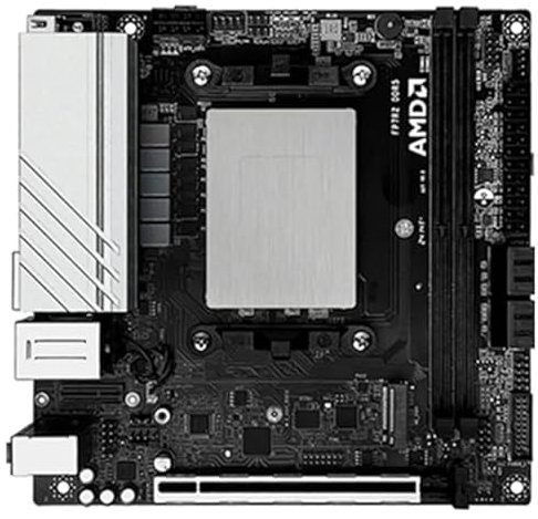 N17 NAS Scheda madre Ryzen 7 8745HS 2xNVMe 4xSATA3.0 1x PCIEx8 2xDDR5 2x2.5G LAN 17x17 Gaming ITX Mainboard HDMI* 2 DP Mini ITX Soft Routing Board