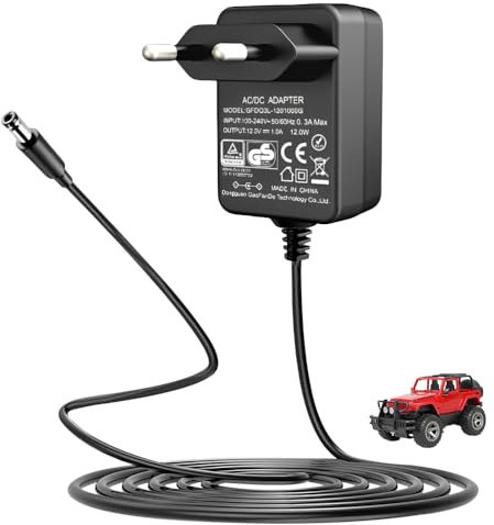 12V 1A Chargeur Voiture Electrique Enfant, Chargeur de Batterie pour Véhicule Électrique Enfant, Cable Batterie Voiture Enfant pour Moto SUV ATV Quad Véhicule Électrique Enfant