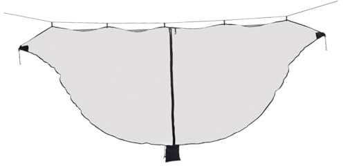 MOTHNUR Mosquitera para Hamaca De Camping Ligera y Compacta Malla De Poliéster Exclusiva para Protección Montaje Rápido y Fácil Seguridad contra Insectos Al Aire Negra