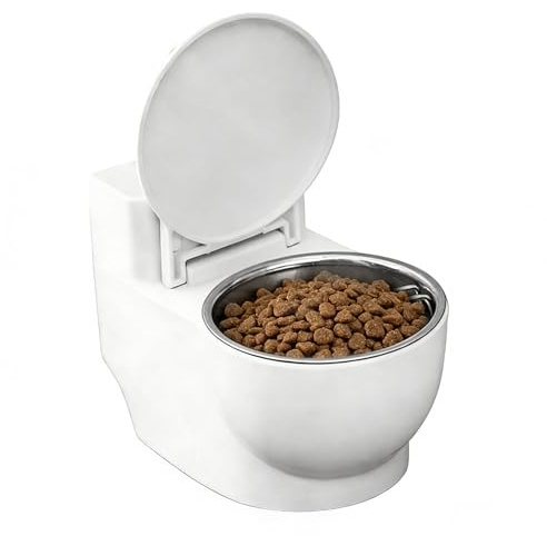 Trinknapf Für Katzen | Auslaufsicherer In Toilettenform,Toilettenförmige Trinkschale Für Katzen | Für Den Gebrauch Im Haushalt Für Haustiere Einschließlich Hunde Und Welpen In Küche Badezimm