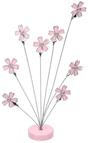 Gadpiparty Blumendesign Fotoclip 8-armiger Tischbilderhalter aus Metall in Blumenform Multifunktional für Büro und Kreative Selbstgemacht Basteleien Geeignet