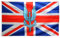 Flaggenfritze Fahne/Flagge Großbritannien mit SAS Logo - Who Dares wins + gratis Sticker