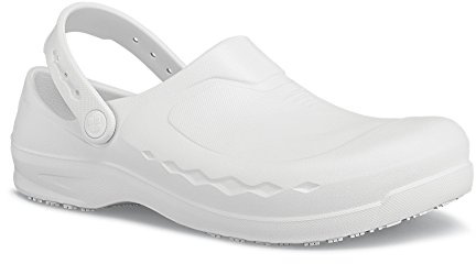 Shoes for Crews ZINC Work Shoes – Comfortable, Water Repellent and Slip-Resistant Clogs for Shift Work, Medical and Kitchen Staff, OB E SR – for Men and Women