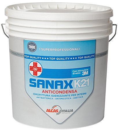 Sanax K21 Lt 4 Pittura certificata Anticondensa, Antimuffa, Antibbatterica, Igienizzante