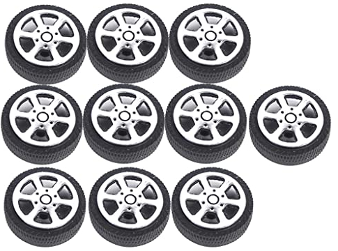 SM SunniMix Spielzeugauto Reifen 30mm Gummireifen Reifen Rad Spielzeug Modell DIY RC Ersatzteile