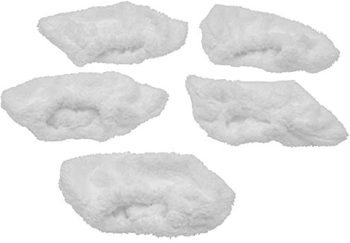 vhbw 5X Paño Limpieza Compatible con Kärcher SC1.020, SC 1122, SC 1.030 B, DE 4002, SC 1002, SC 1052 Limpiador a Vapor - Revestimiento de Felpa