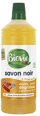 Biovie - Savon noir liquide, à l'huile de lin 1l