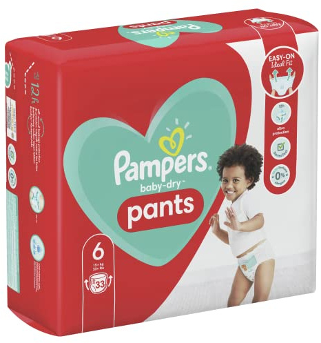 Pampers Windelhöschen - Windeln Größe 6, (15 kg) - 33 Stücke