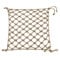 Kinder Sicherheitsnetz Seil Netz Anti-Sturznetz Kletternetz Bar Wanddekoration Stabil Handgewebt Multifunktional Retro Zusammenklappbar Indoor anpassbar, Hanf, Beige-8 mm, 1x2m