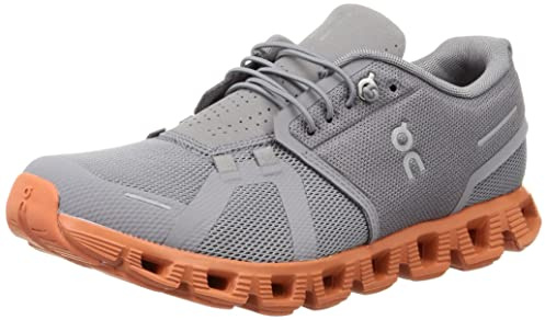On Cloud 5 Herren-Sneaker, Zink/Cany on, 8