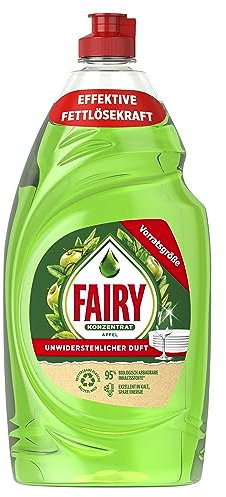 Fairy Ultra Konzentrat Original Handgeschirrspülmittel 8x900ml mit effektiver Formel für sauberes Geschirr, beeindruckende Fettlösekraft