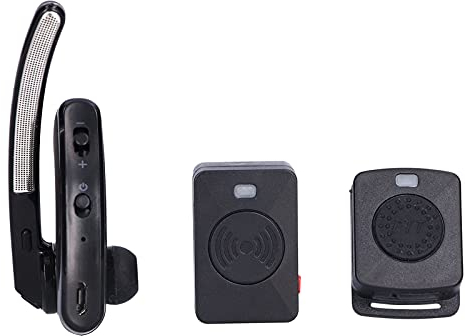 Annadue Walkie Talkie Bluetooth Headset, Wireless Adapter Wireless Finger PTT Key, Bluetooth 4.0 Kopfhörer mit K Typ Port, für , für TYT, für PUXING