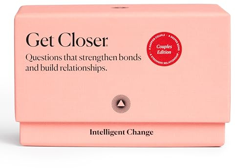 Intelligent Change Let's Get Closer: Couple's Edition (100 Prompt Cards) - Frage- und Antwortkartenspiel für Erwachsene - Gesprächsstarter zur Stärkung der Beziehungen