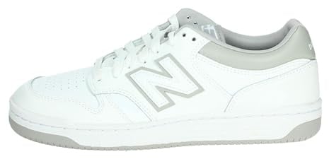 NEW BALANCE Herren 480 Sneaker, White Grey, 45.5 EU