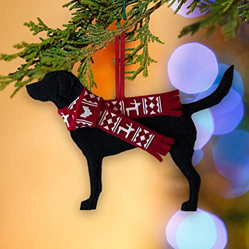 ZXCVWWE Retriever Gifts – Labrador-Weihnachtsschmuck, Labrador-Ornament für Weihnachtsbaum, Labrador-Retriever, Urlaubshund, Weihnachtsbaumschmuck, Labrador-Weihnachtsdekoration