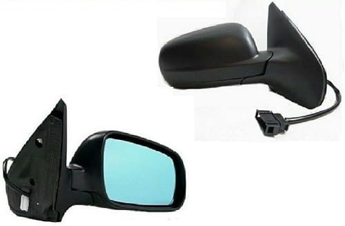 TVP Trade Vehicle Parts.co.uk Compatible With Door Wing Mirror Heated Electric Black O/S Right Vw Golf Mk4 1998-2003