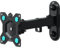 ONKRON Full Motion TV Wall Mount for 10-35 Inch TVs & Screens, PC Monitor Wall Mount Weight up to 20 kg - TV Arm Wall Bracket VESA 75x75 & 100x100/TV Wall Bracket Tilt and Swivel Rotation R2-B Black
