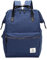Kah&Kee Eleganter wasserdichter Damen Rucksack mit Laptopfach - Diebstahlsicheres Design - Wickeltasche - Anti-Diebstahl Reisetasche - Lässiger Schulranzen(Denim Marine, Groß)