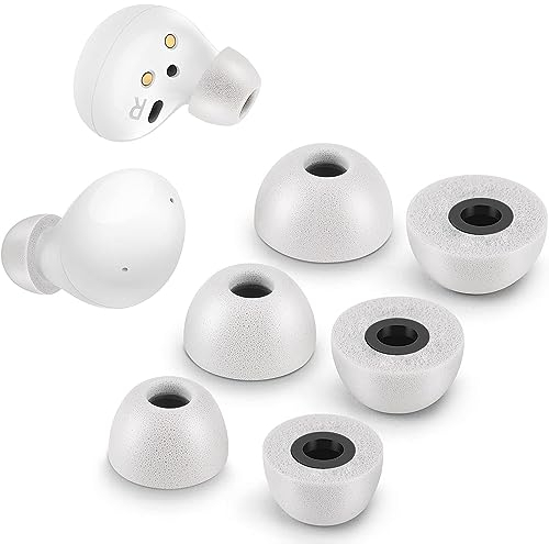 Schaumstoff-Ohrstöpsel für Samsung Galaxy Buds2 Pro - Erleben Sie ultimativen Komfort und unerschütterlichen Sitz mit Memory Foam Tips - Grau