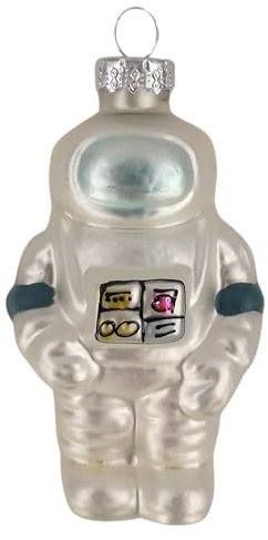 Astronaut Weltall Kosmos Weihnachtsbaumkugel Glas Christbaumschmuck Weihnacht 6