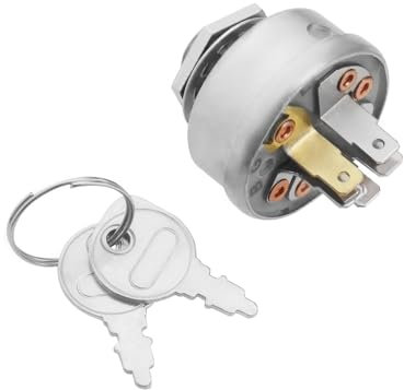 OTOTEC 5 Pin Lawn Mower Ignition Starter Switch 5 Pin Engine Start Switch 725-0267 925-0267 925-0267A Compatible with Husqvarna 5065587-01 5069171-01