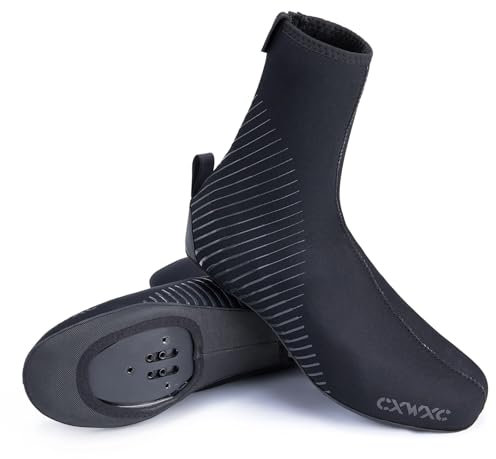CXWXC Fahrrad Uberschuhe Winddichte Rennradschuhe Warme Schuhüberzieher für Rennrad MTB (CX-206, L)
