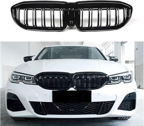 LWWNNFC Auto Front Kühlergrill für BMW 3 Series G20 G21 G28 2019 2020 2021 2022, Auto Frontstoßstangen-Kühlergrill Frontgrill Kühlergrille Auto Grill Ersatz Zubehör