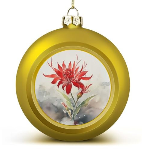 Weihnachtsbaumschmuck, orientalische Blumen, Weihnachtskugel-Dekorationsset, Weihnachtsbaumschmuck für Urlaubsdekoration