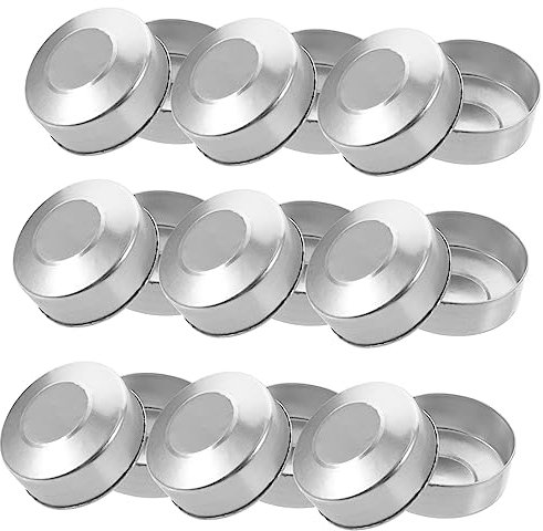 Zerodeko 500stücke Teiliges Aluminium Silber Leere Kerzendosen Für Kerzenherstellung Votivkerzen Halter Teelichter Zubehör Mehrzweckbehälter Für Tee Wachskerzen