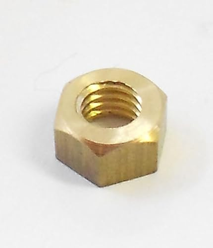 1 Pack of 40 Brass 6 BA Nuts