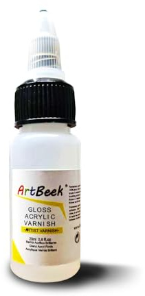 ArtBeek Gloss Varnish Acrylic Glossy Finish Varnish 20ml (0.6 fl.oz)