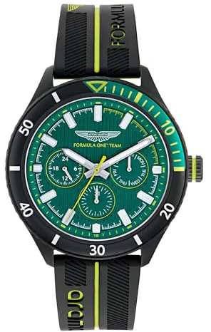 Aston Martin Herren Multi Zifferblatt Quarz Armbanduhr Am Formula 1 Pit W