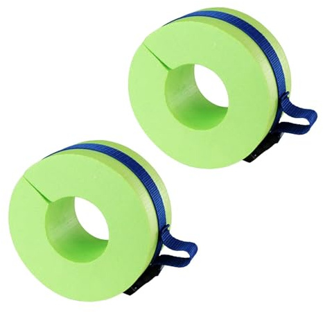 Puños De Espuma Para Natación, Paquete De 2 Anillos Flotantes De EVA Aqua Aerobic, Juego De Entrenamiento De Gimnasio Con Hebillas De Liberación Rápida, Equipo De Ejercicio Físico | Entrenamiento En P