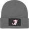 merahans Modische Beanie-Mütze für Herren und Damen, Cartoon-Rosa, Axolotl-Strickmütze, Totenkopfmütze, Winter, warme Mütze, Pink, Einheitsgröße