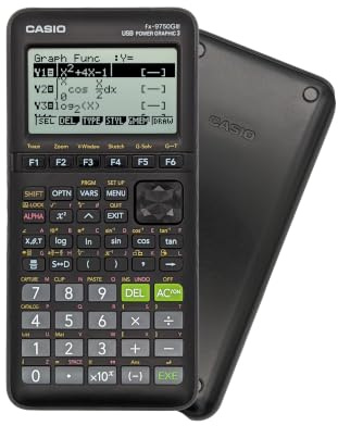 Casio fx-9750GIII Graphing Calculator | Natural Textbook Display | Python Programming | Ideal for Exams, STEM & Advanced Math | Black
