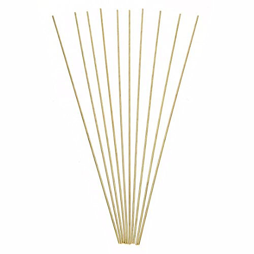 10pcs Brass Welding Round Rods Wires Sticks for Repair Welding Brazing 1.6 x 250mm