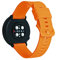 SeaFicco 20mm Bracelet de Montres en Silicone Bande de Remplacement Poignet Sangle en Sports Compatible pour Polar Ignite 2 /Polar Ignite/Polar Unite (Ambre)