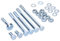 Normteile Set Fußrastenträger, Fußbremshebel, Motorlager, Kippständer für Simson S50, S51, S53, S70, S83