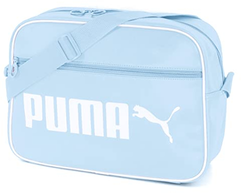 PUMA Unisex – Erwachsene Campus Reporter Messenger Bag Umhängetasche (light aqua)